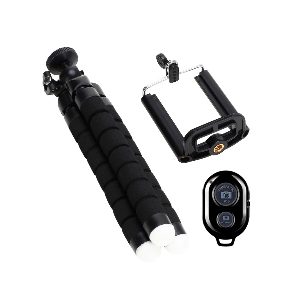 🔴 MINI TRIPODE CELULAR SELFIE FLEXIBLE