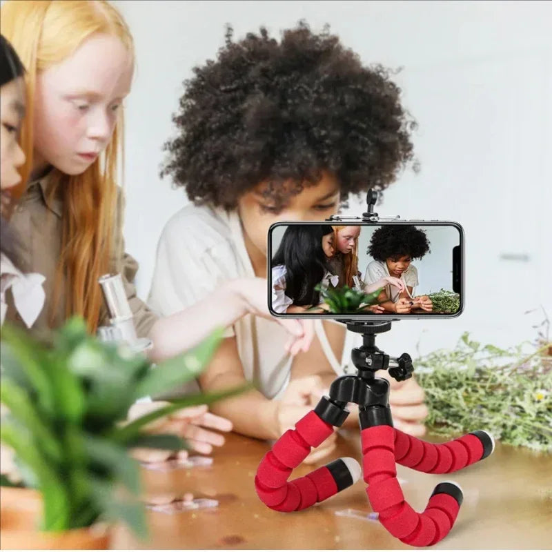 🔴 MINI TRIPODE CELULAR SELFIE FLEXIBLE